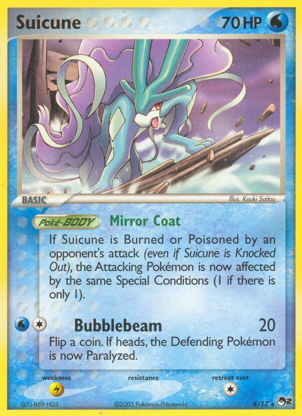 POP Series 2 Non - Holo Suicune #4